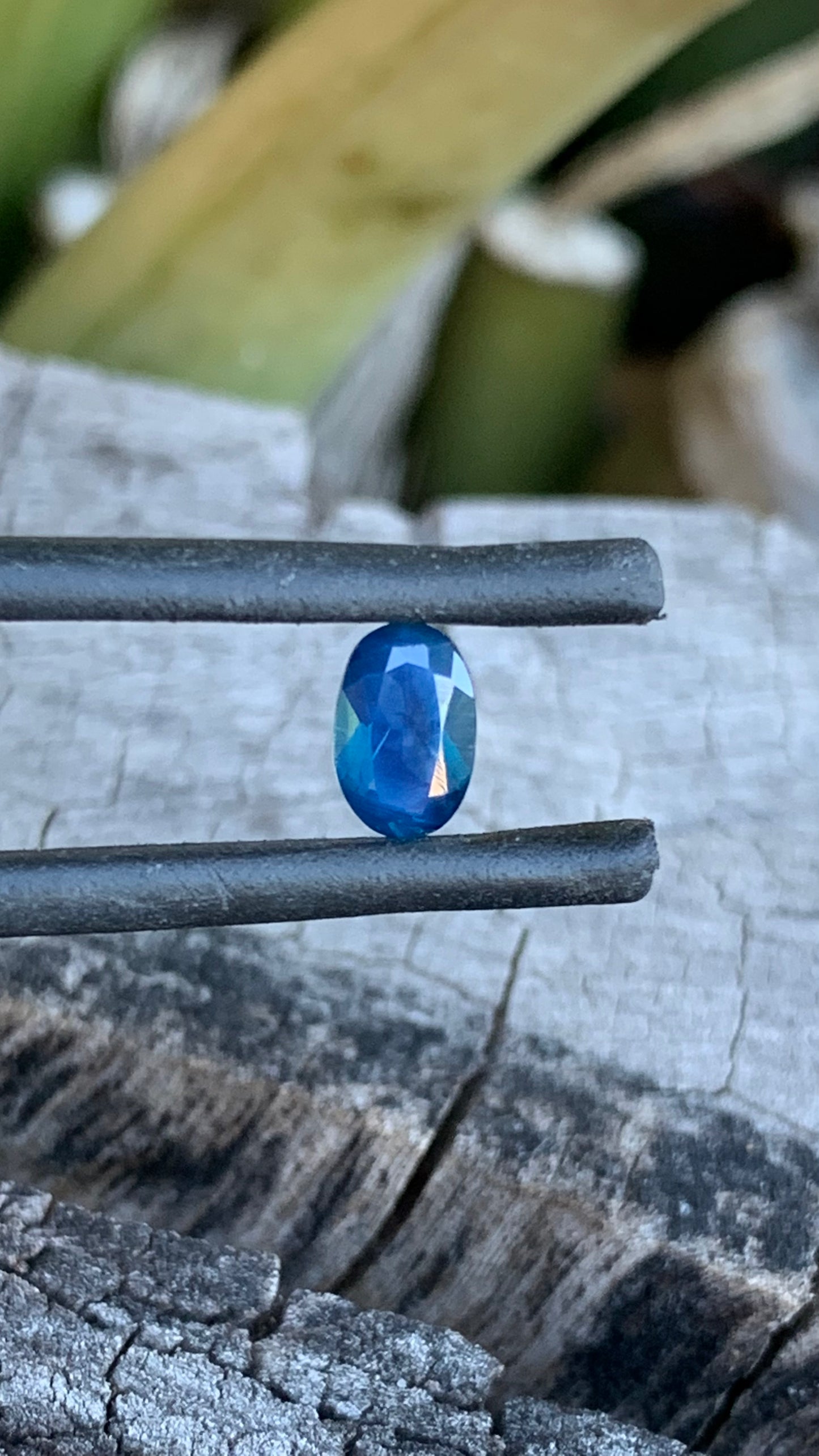 0.77ct Blue Australian Sapphire