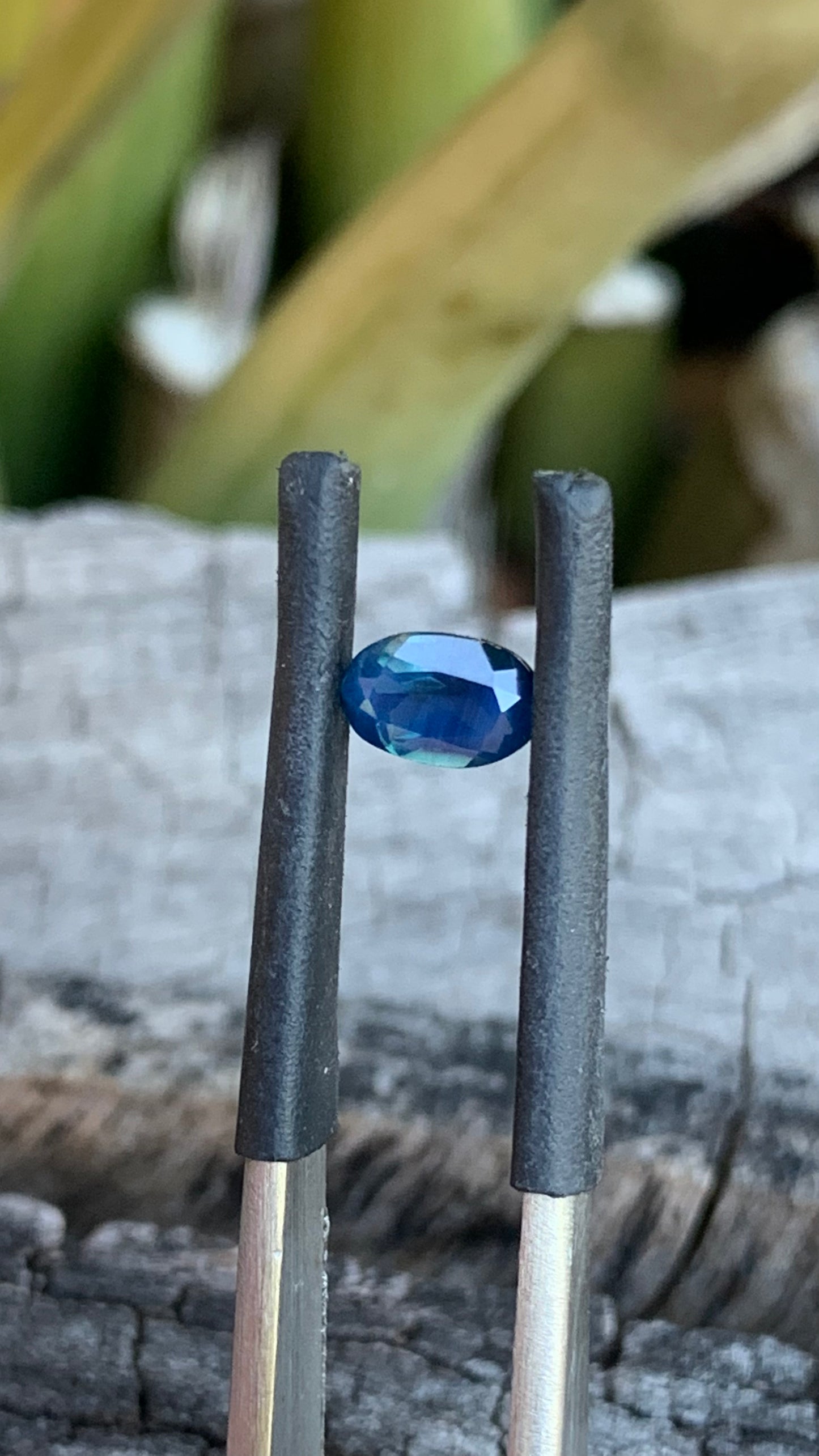 0.77ct Blue Australian Sapphire