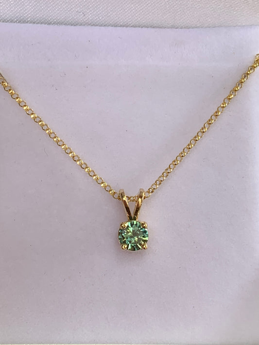 Teal Australian Parti Sapphire Necklace