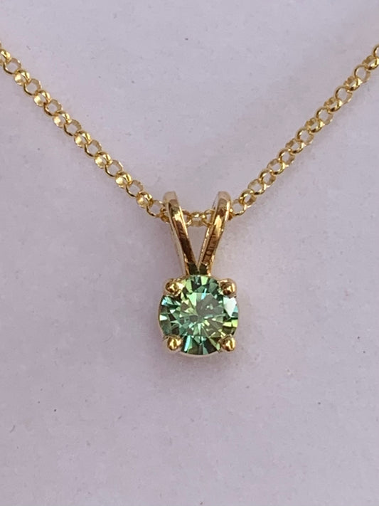 Teal Australian Parti Sapphire Necklace