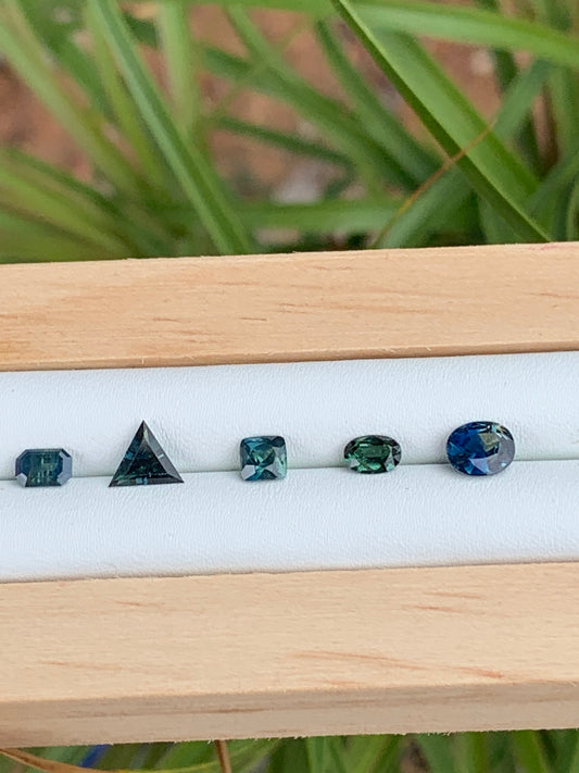 Teal Sapphires