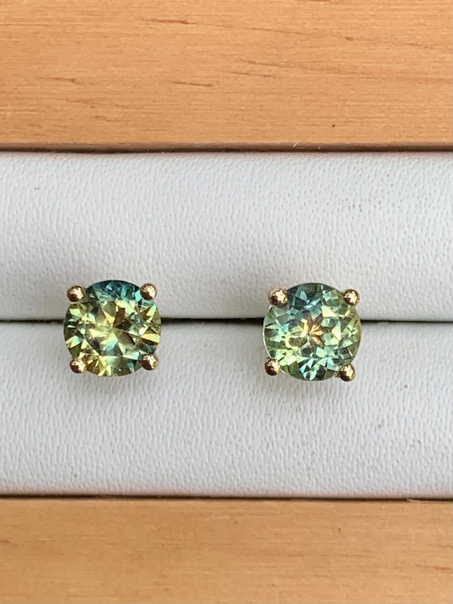 Australian Sapphire Stud Earrings