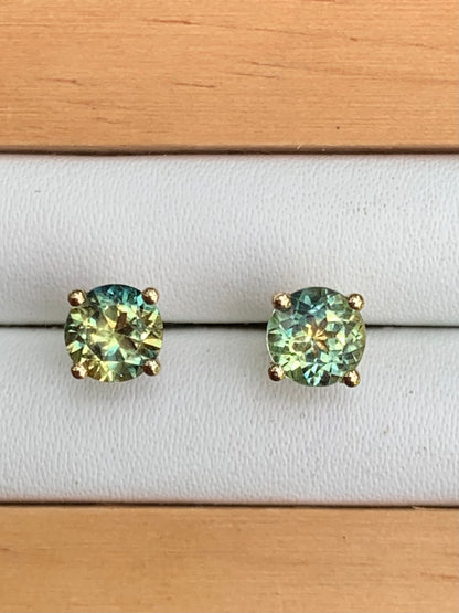 Australian Sapphire Stud Earrings