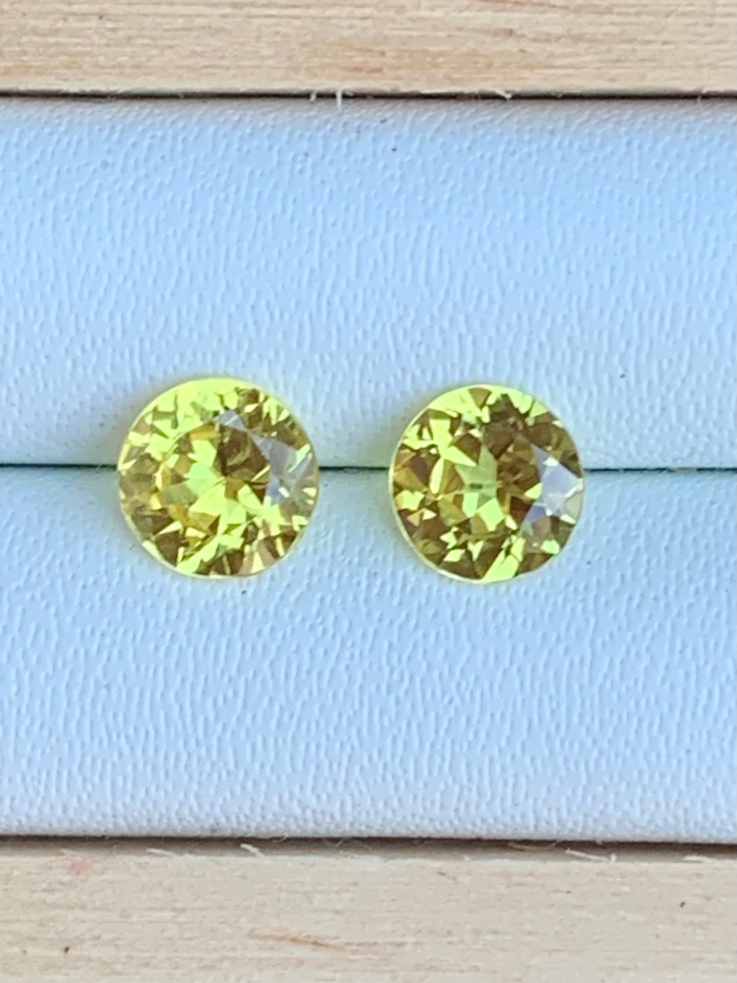 Yellow Sapphire Earrings