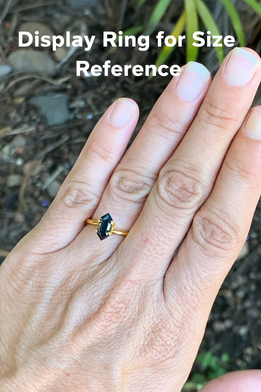 1.48ct Dark Blue Australian Sapphire
