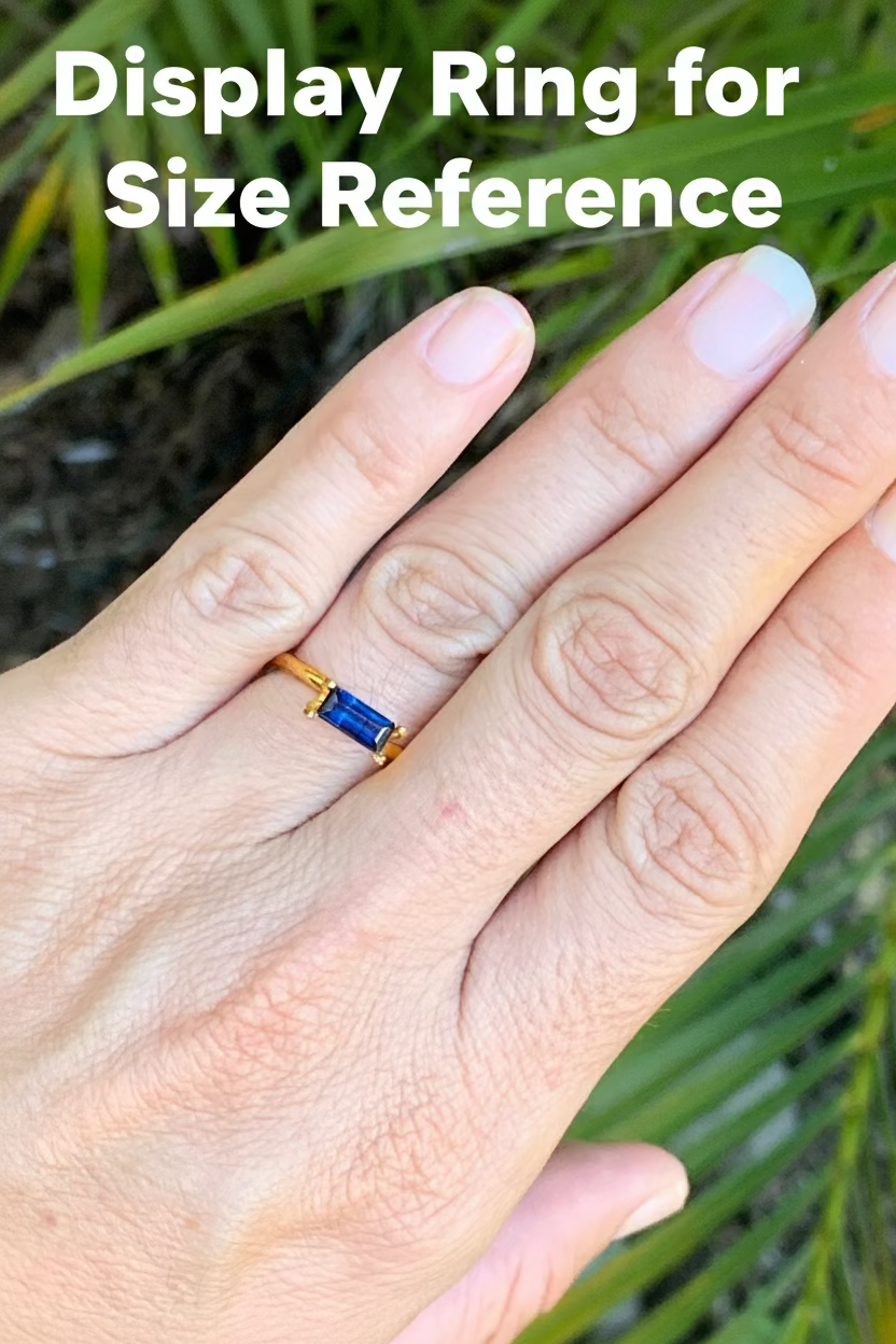 0.78ct Blue Australian Sapphire