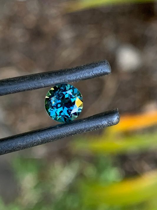 Natural Australian blue sapphire sourced from the Central Queensland Gemfields