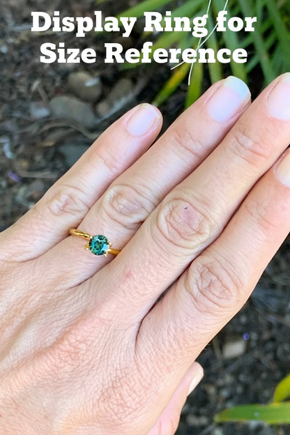 1.01ct Teal Australian Parti Sapphire