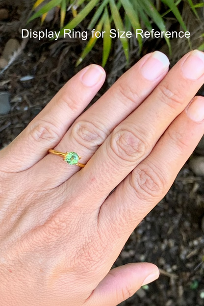 1.09ct Lime Green Australian Sapphire