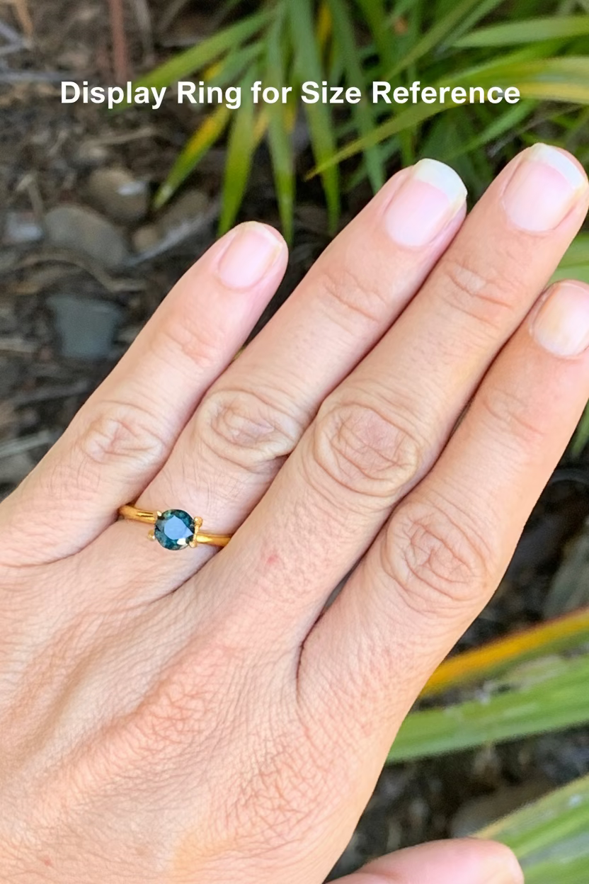 1.22ct Teal Australian Sapphire