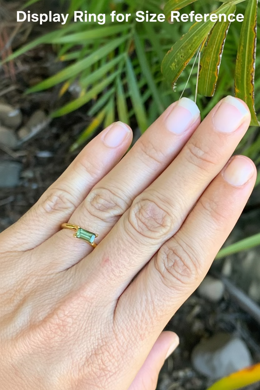 0.87ct Green Australian Sapphire