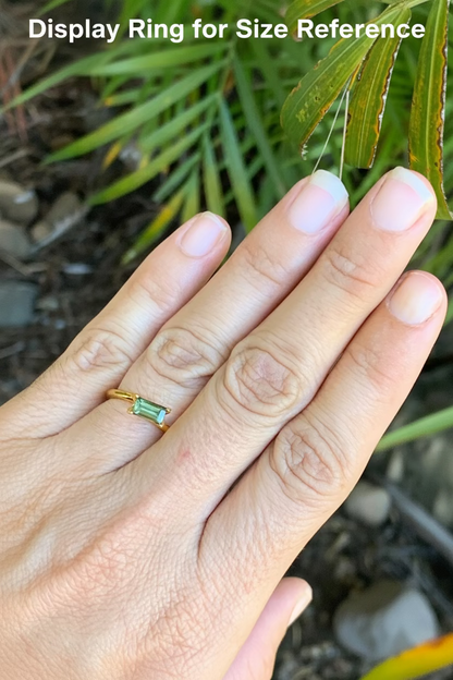 0.87ct Green Australian Sapphire
