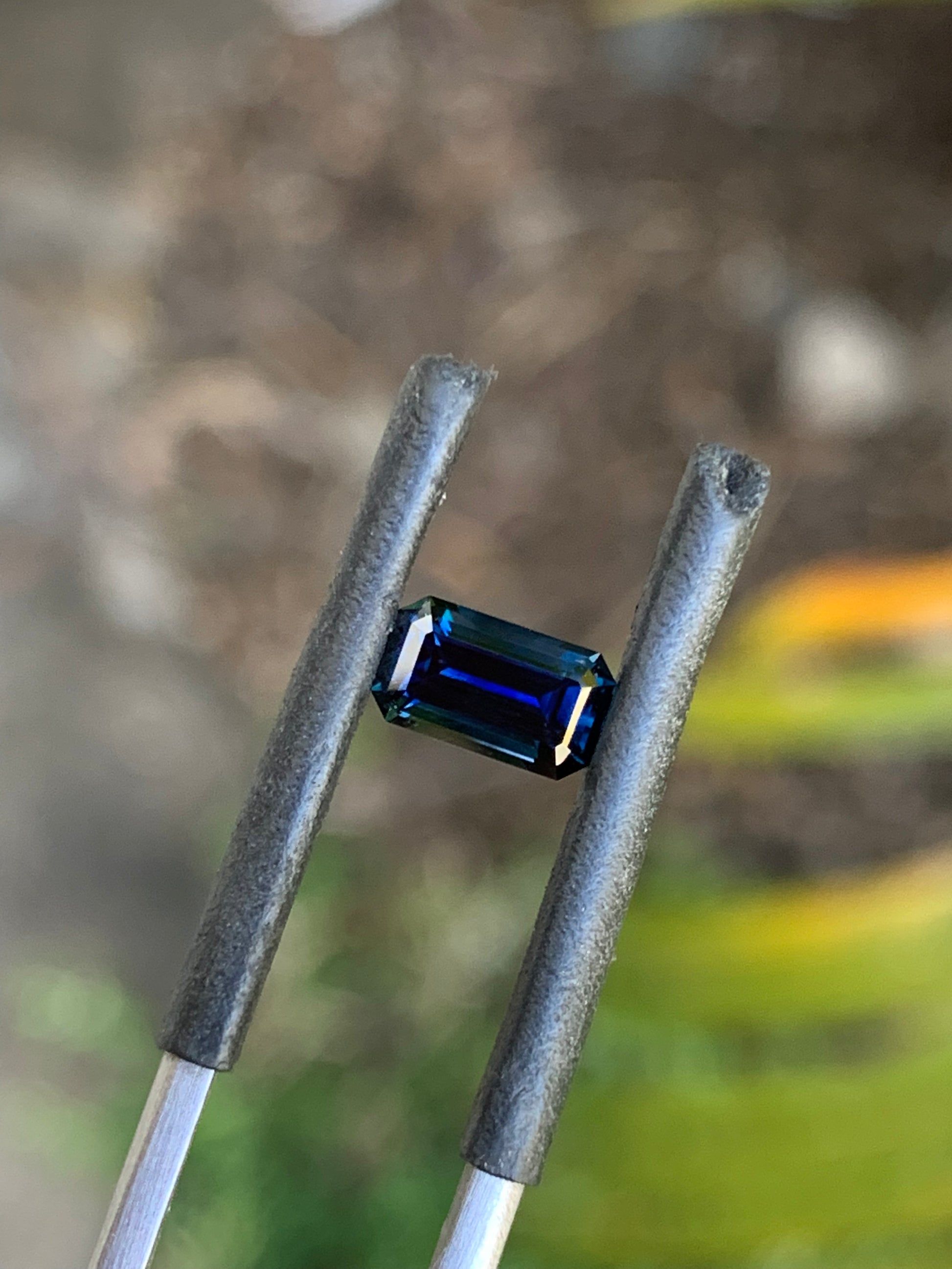 Heated Australian sapphire sourced from the Central Queensland Gemfields