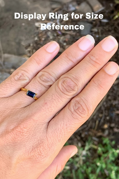 0.91ct Blue Australian Sapphire