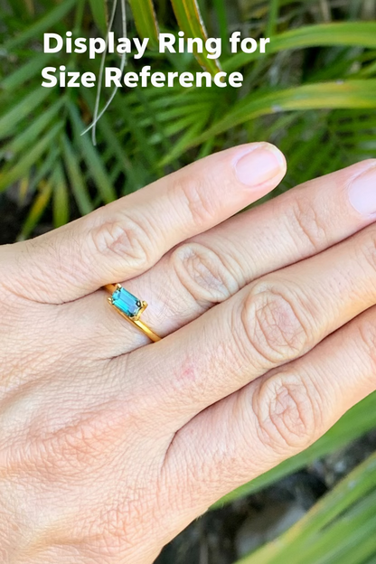 0.86ct Teal Australian Sapphire