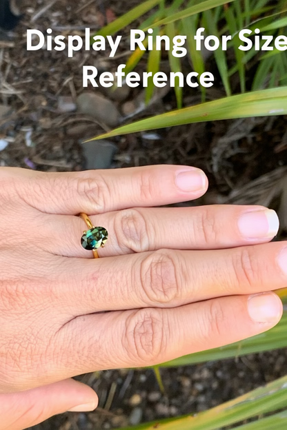 2.64ct Teal Australian Parti Sapphire