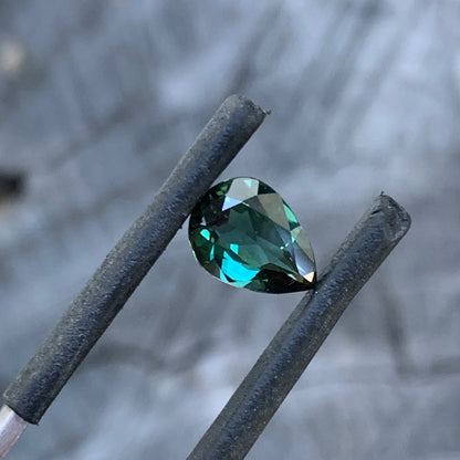 1.27ct teal sapphire from the Central Queensland Gemfields