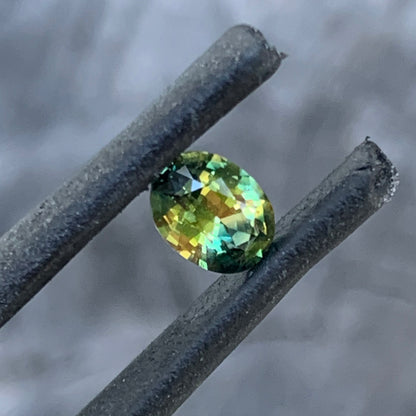 0.73ct Australian parti sapphire from the Central Queensland Gemfields