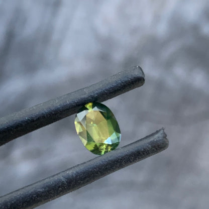 0.9ct Chartreuse Green Australian Sapphire