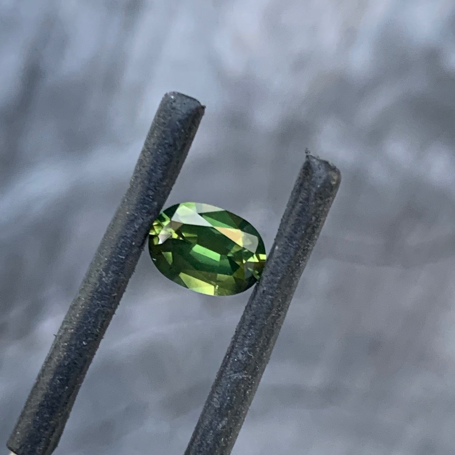 0.9ct Chartreuse Green Australian Sapphire