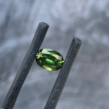 0.9ct Chartreuse Green Australian Sapphire