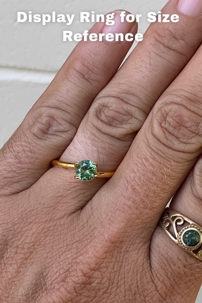 0.93ct Yellow Green Wattle Parti Australian Sapphire