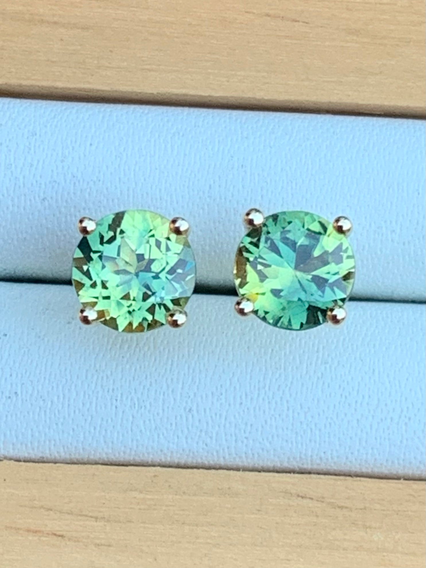 Australian Parti Sapphire Earrings