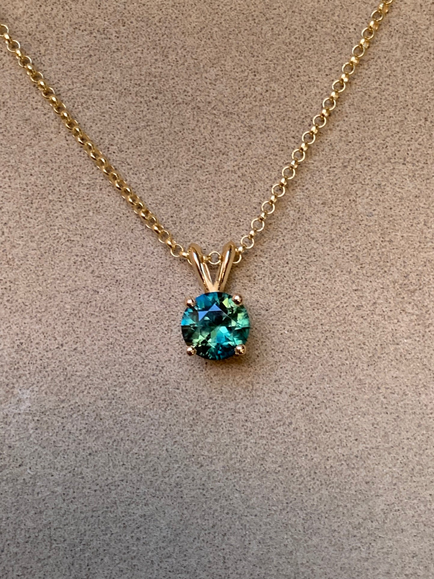 Australian Parti Sapphire Necklace
