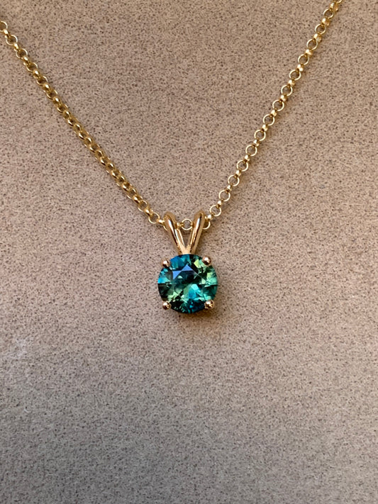 Australian Parti Sapphire Necklace