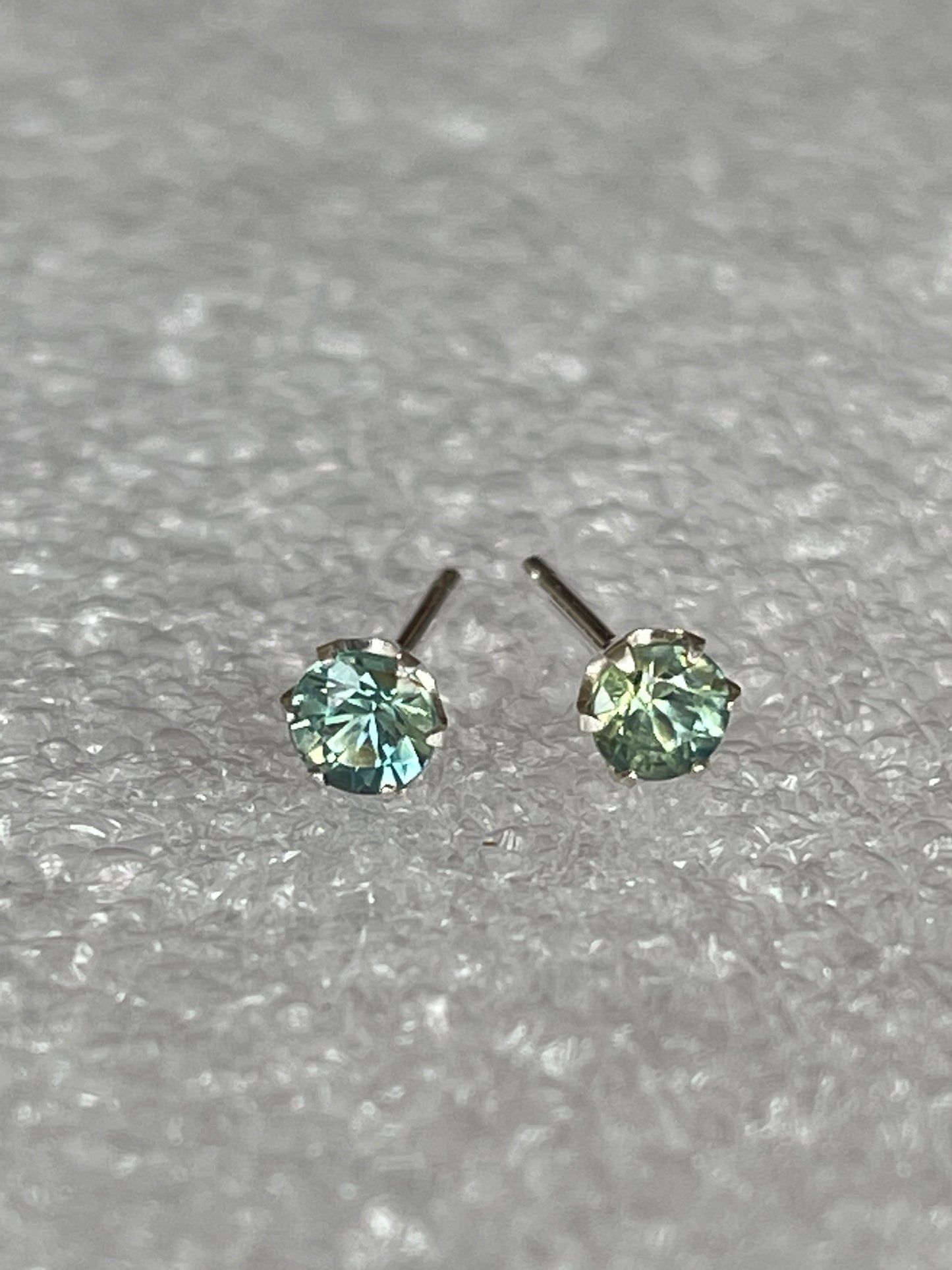 Australian Sapphire Earrings 4mm