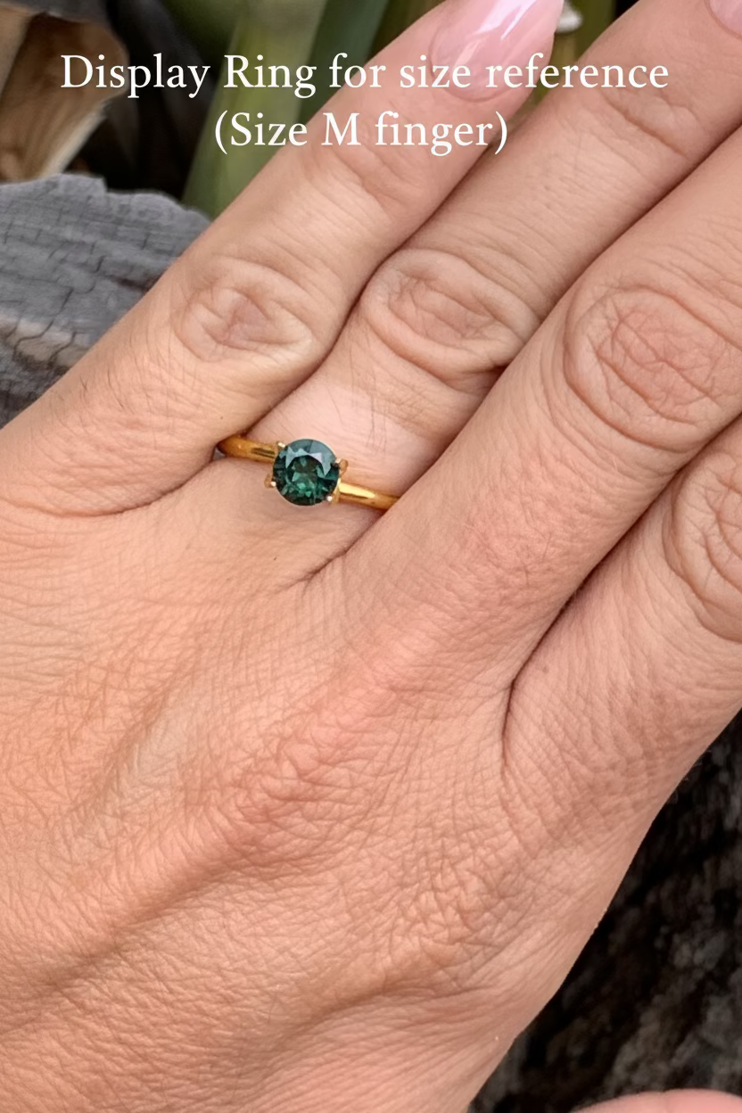 0.92ct Teal Australian Sapphire