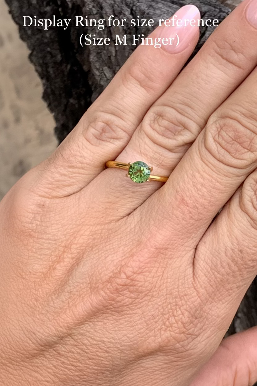 1.11ct Green/Yellow Australian Sapphire