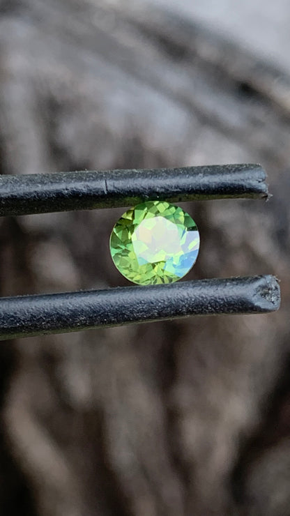 1.11ct Green/Yellow Australian Sapphire