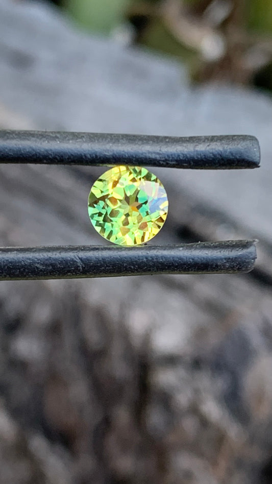 0.98ct Yellow Green Australian Parti Sapphire