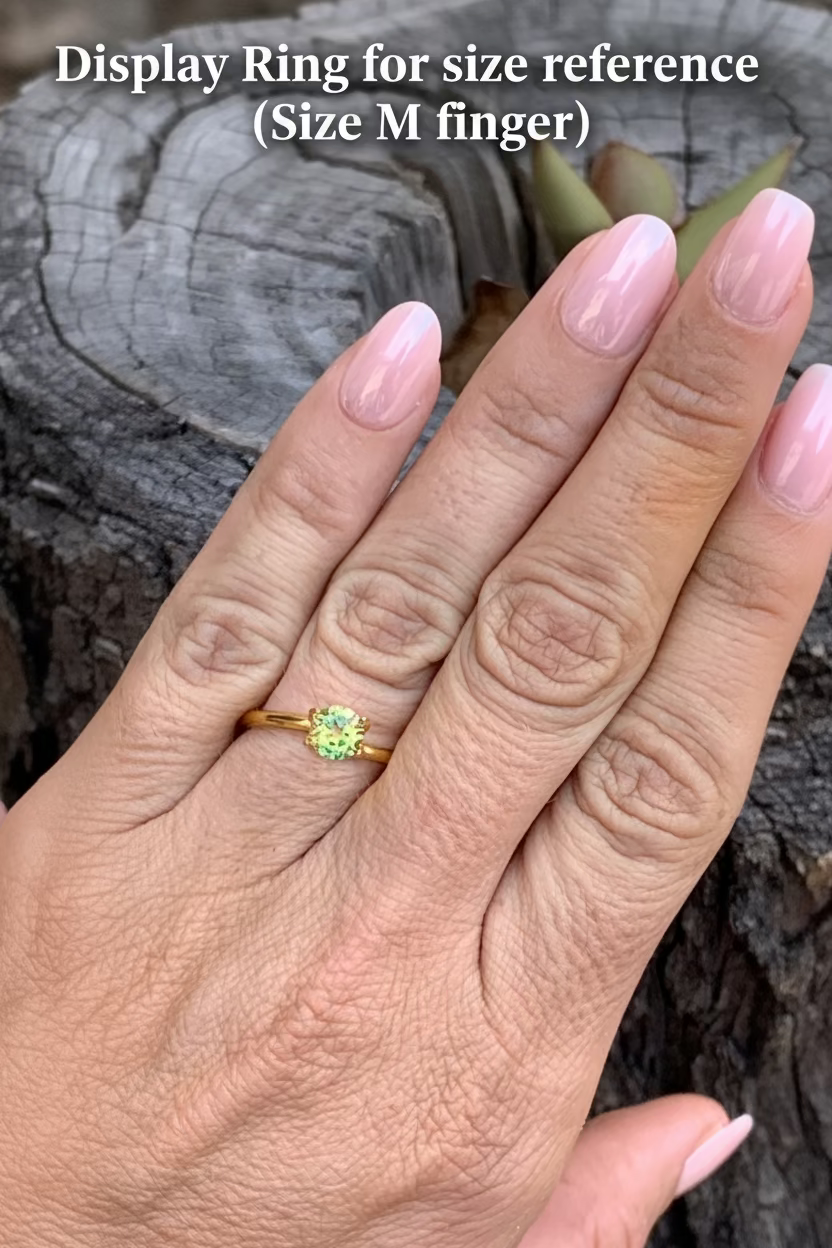 0.98ct Yellow Green Australian Parti Sapphire