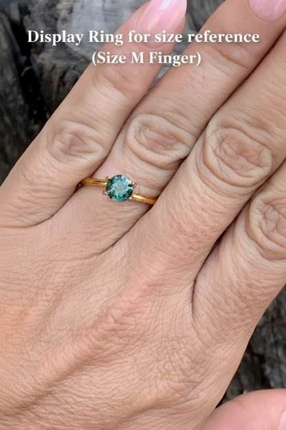 1.29ct Teal Australian Sapphire