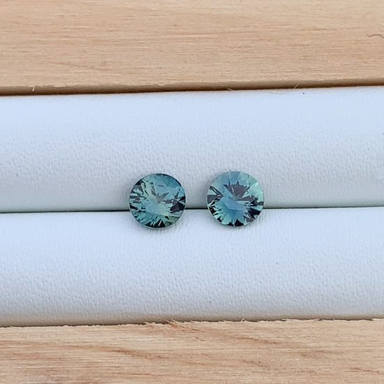 Blue Sapphire Earrings